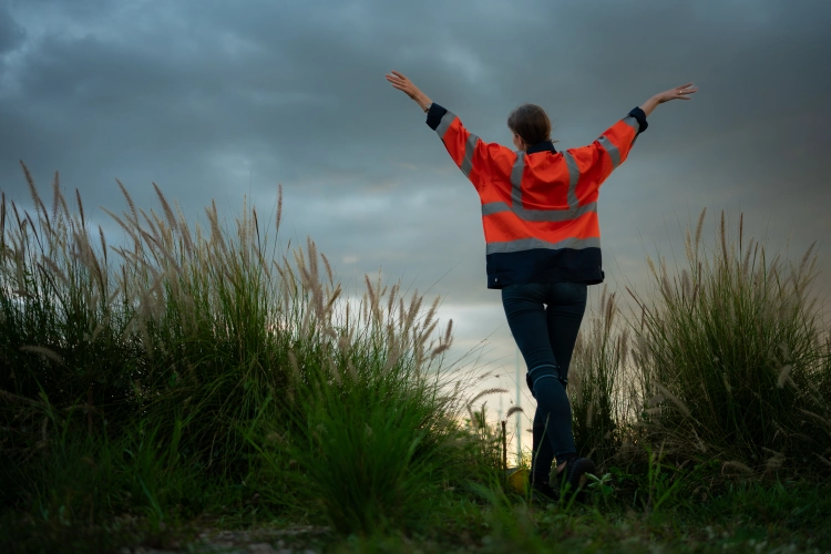 ropa laboral de alta visibilidad para mujeres chaqueta softshell mujer